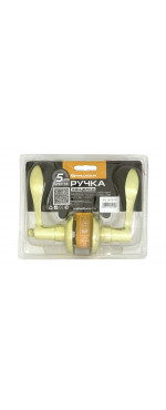 Ручка защелка Palladium 802 SB/PB BK, Матовое золото