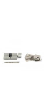 Цилиндровый механизм Palladium ZN 60 C BK SN, Матовый никель