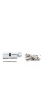 Цилиндровый механизм Palladium ZN 70 C BK CP, Хром