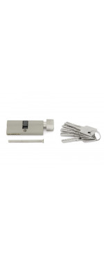 Цилиндровый механизм Palladium ZN 70 C BK SN, Матовый никель