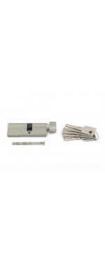 Цилиндровый механизм Palladium ZN 80 (35х45) C BK SN, Матовый никель