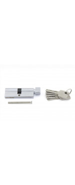 Цилиндровый механизм Palladium ZN 80 C BK CP, Хром