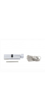 Цилиндровый механизм Palladium ZN 90 C BK CP, Хром
