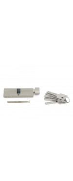 Цилиндровый механизм Palladium ZN 90 C BK SN, Матовый никель