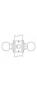 Ручка защелка Palladium 609 AB PS, Античная бронза