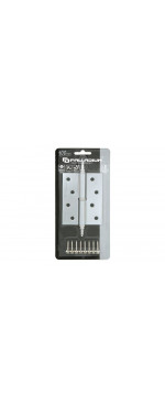 Петля дверная Palladium N 610-S-4" CP левая, Хром