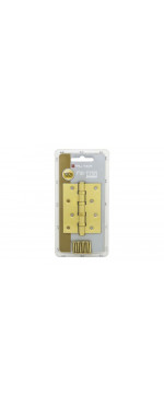 Петля дверная универсальная Palladium N 500 C-4" SB, Матовое золото