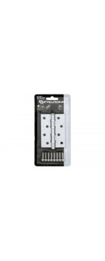 Петля дверная универсальная Palladium N 4BB-100 (2mm) PC, Перламутровый хром