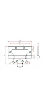 Петля дверная накладная Palladium 2BB-100 (K) AB, Античная бронза