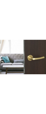 Дверная ручка Palladium Natali SG, Матовое золото