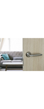 Дверная ручка Palladium Agata SN/CP, Матовый никель