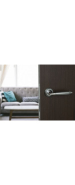 Дверная ручка Palladium Agata SC/CP, Матовый хром