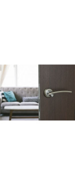 Дверная ручка Palladium Asolo SN/CP, Матовый никель