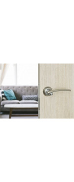 Дверная ручка Palladium Asolo SN/CP, Матовый никель