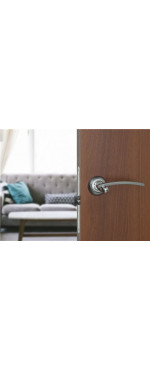 Дверная ручка Palladium Asolo SC/CP, Матовый хром