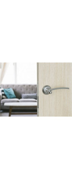 Дверная ручка Palladium Asolo SC/CP, Матовый хром