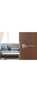 Дверная ручка Palladium Asolo SG/CP, Матовое золото