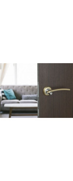 Дверная ручка Palladium Asolo SG/CP, Матовое золото