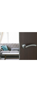 Дверная ручка Palladium Bruno SC/CP, Матовый хром