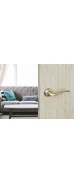 Дверная ручка Palladium Mistik SG, Матовое золото