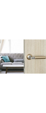Дверная ручка Palladium Scara SG, Матовое золото
