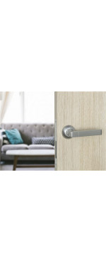 Дверная ручка Palladium Quadra SC/CP, Матовый хром