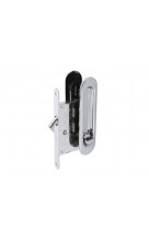 Ручка с замком для раздвижных дверей Palladium 01 BK CP