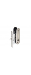 Ручка с замком для раздвижных дверей Palladium 01 BK SN