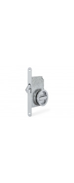 Ручка с замком для раздвижных дверей Palladium 03 BK CP, Хром