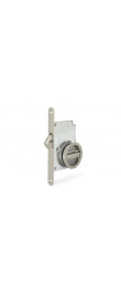 Ручка с замком для раздвижных дверей Palladium 03 BK SN