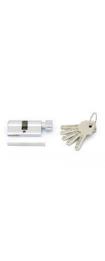 Цилиндровый механизм Palladium 60 C BK CP, Хром