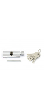 Цилиндровый механизм Palladium 80 C BK CP, Хром