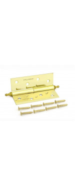 Петля дверная Palladium N 210-S-4" PB правая, Золото