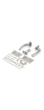 Комплект для двери Фабрика замков FZ SET 03-C 100 2H SN, Матовый никель