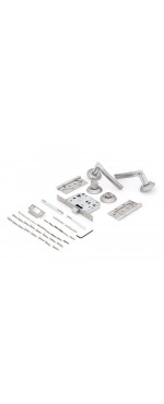 Комплект для двери Фабрика замков FZ SET 01-C 170 2H BK SN, Матовый никель