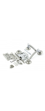Комплект для двери Фабрика замков FZ SET 01-C 170 2H BK SN, Матовый никель