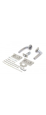 Комплект для двери Фабрика замков FZ SET 01-C 100 2H SN, Матовый никель