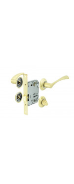 Комплект для двери Фабрика замков FZ SET 03-C 170 2H BK SG, Матовое золото