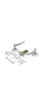 Комплект для двери Фабрика замков FZ SET 10L 100 CP, Хром