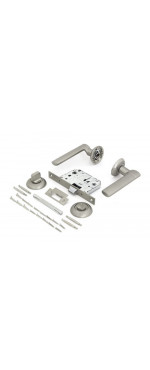 Комплект для двери Фабрика замков FZ SET 19L 170 BK GF, Графит