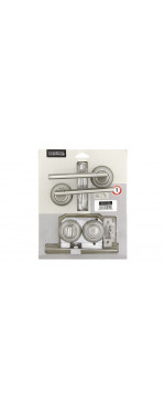 Комплект для двери Фабрика замков FZ SET 19L 170 BK GF, Графит