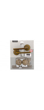 Комплект для двери Фабрика замков FZ SET 18L 170 BK COFFEE, Coffee