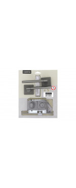Комплект для двери Фабрика Замков FZ SET 39 L 170 BK GF, Графит