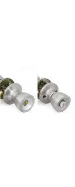 Ручка защелка Фабрика замков FZ 7072E SN ET, Матовый никель