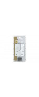 Петля дверная Palladium N 613-4" PC левая (блистер), Перламутровый хром