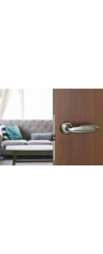 Дверная ручка Palladium Arno SN/CP, Матовый никель