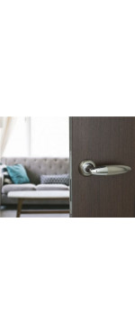 Дверная ручка Palladium Arno SN/CP, Матовый никель