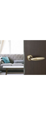 Дверная ручка Palladium Arno SG/GP, Матовое золото
