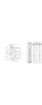 Петля ввертная регулируемая AGB 14 мм 14x82 (3D)