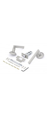 Комплект для двери Фабрика замков FZ SET 01L 100 SN, Матовый никель
